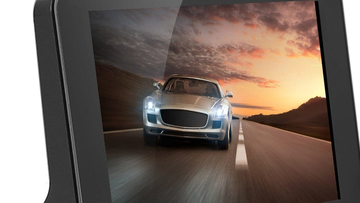 1296P Car DVR Dash Camera 4In 3 Lens Vehicle Driving Recorder Seamless Recording