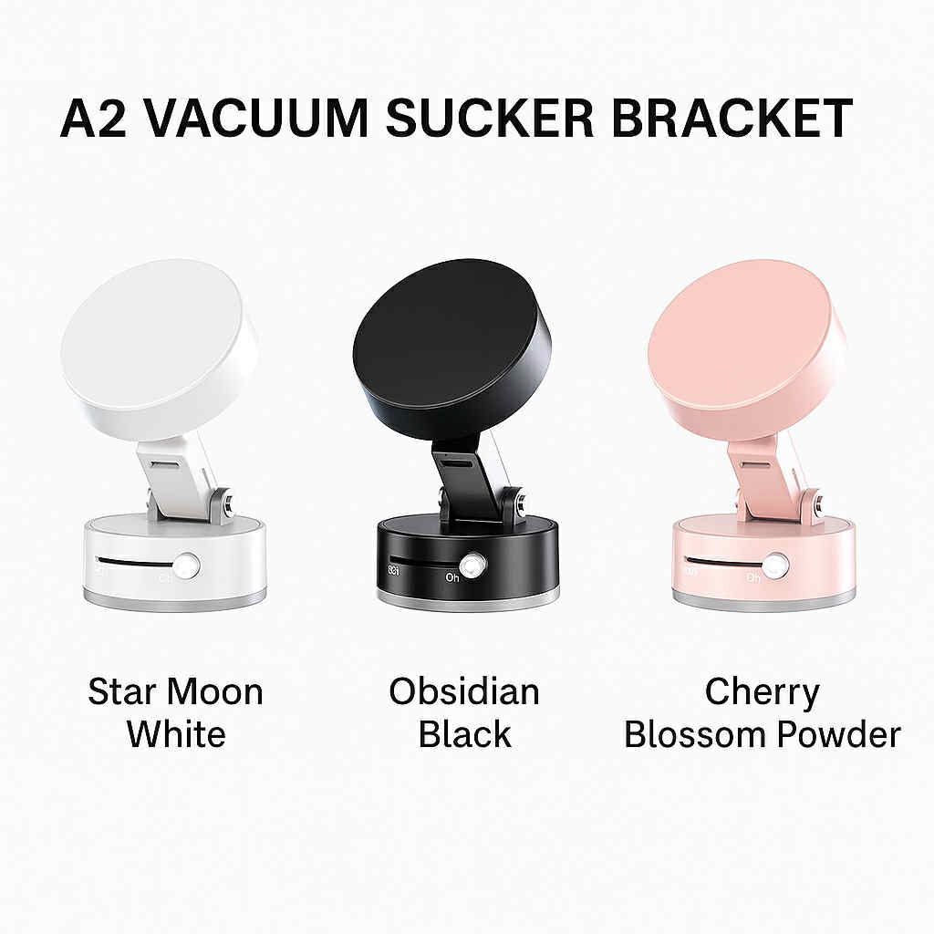 Foldable Magnetic Car Phone Holder with Suction Cup