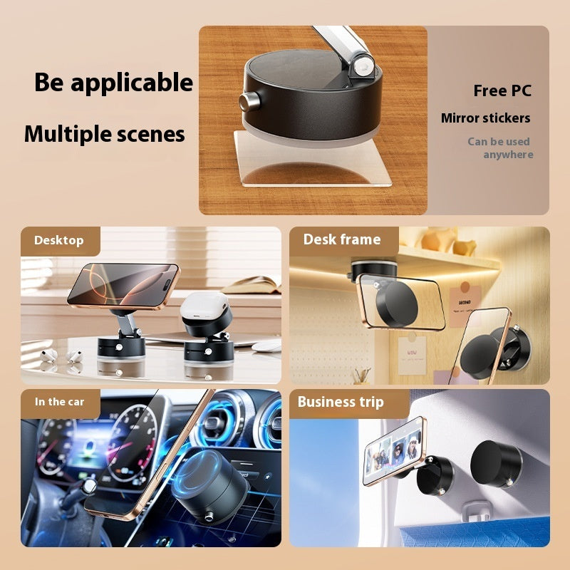Foldable Magnetic Car Phone Holder with Suction Cup